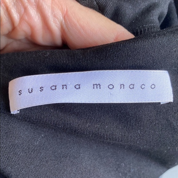 Susana Monaco Elegant Black Keyhole Dress - Picture 8 of 9
